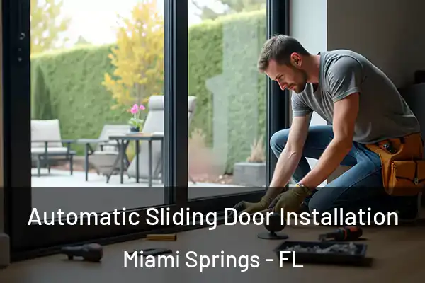 Automatic Sliding Door Installation Miami Springs - FL